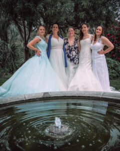 Les princesses de Laura shooting jardin