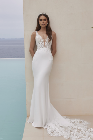 Robe sirène - Traîne & Dentelle